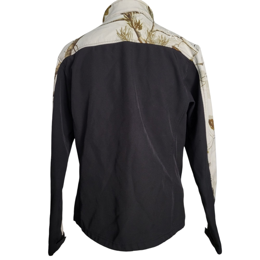 Bushmaster Womens Black And Camouflage Real Tree Full Zip Jacket Size-Medium - Picture 7 of 9
